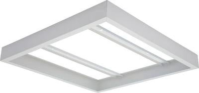 Solar Netto Contour 60x60 Surface Mounting Frame White