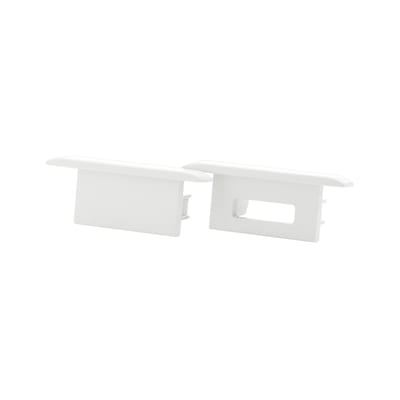 Stripline END CAP KIT Recessed White