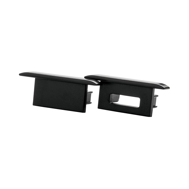 Stripline END CAP KIT Recessed Black (391446)