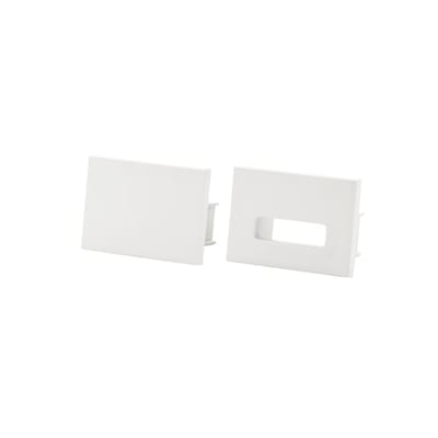 SG Armaturen Stripline Surface End Cap Kit White