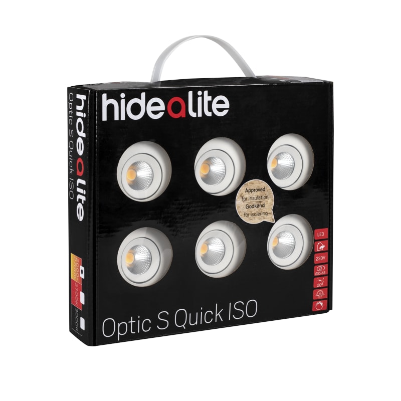 Optic S Quick ISO 6-Pack White 3000K (7474623)