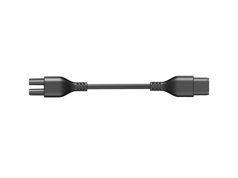 FLEXLINE Intermediate Cable, Straight, 10 cm, Black (7511495)