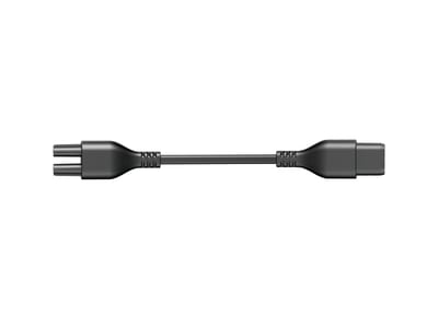 FLEXLINE Intermediate Cable, Straight, 10 cm, Black