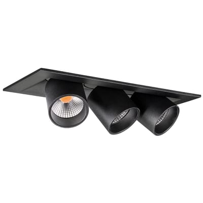 Junistar TUBE Square Black 3X 2700K