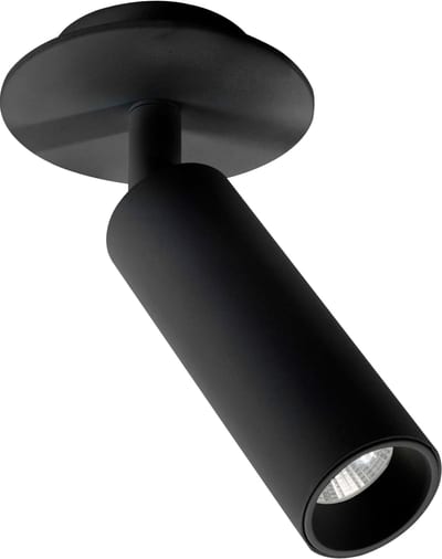Gyro Spotlight 9W 570LM WarmDim Black.