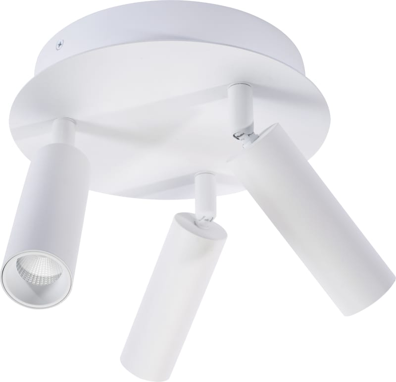 Unilamp Gyro Rondell Circular Ceiling Luminaire 3x6 W 1500 lm 2700 K White (3221560)