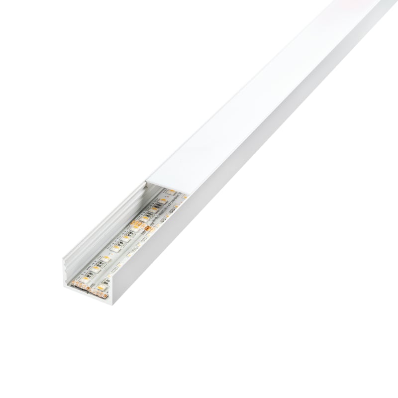 SG Armaturen Stripline Double Surface-Mount Profile 1.8 m, White (391500)