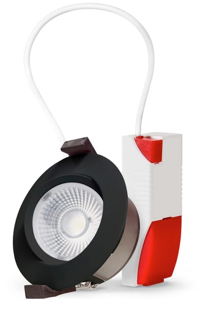 Gyro Eco 8W 700LM 2700K IP44 Black.