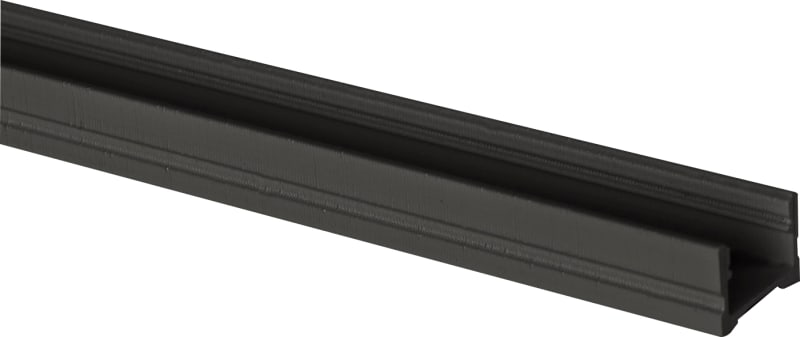 Hidealite Art Low Black-Lacquered Aluminium U-Profile 2M (7504024)