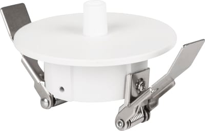 Hidealite Recessed Ceiling Cup with Mounting Spring, White