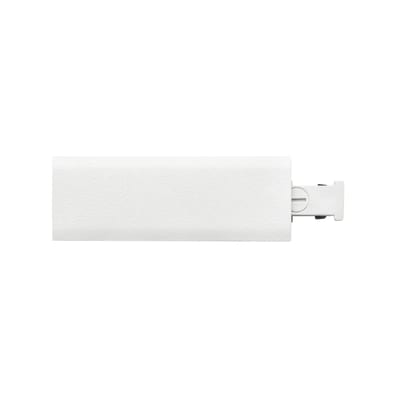 SG Armaturen ZIP Recessed End Connector, White