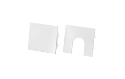 Stripline 230V OUT END CAP KIT White