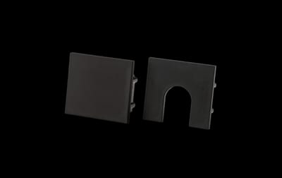 Stripline 230V OUT END CAP KIT Black