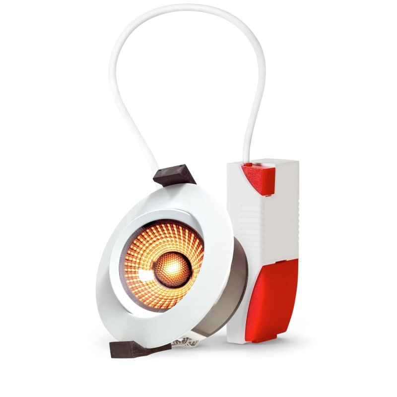 Gyro Go! 6X9W 550LM WarmDim IP44 White. (3236553)