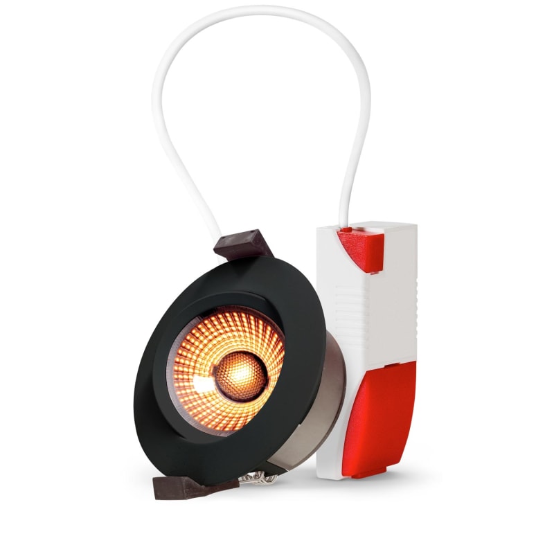 Gyro Go! 6X9W 550LM WarmDim IP44 Black. (3236559)