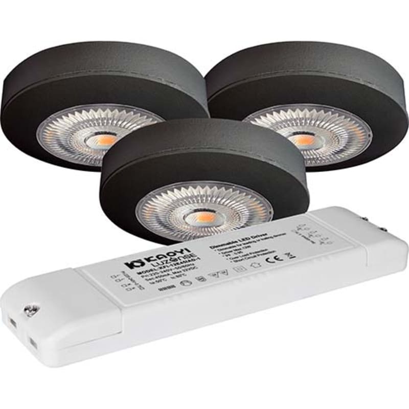 Unocob Slim 3X4W 320LM 2700K 450MA Black (3236563)