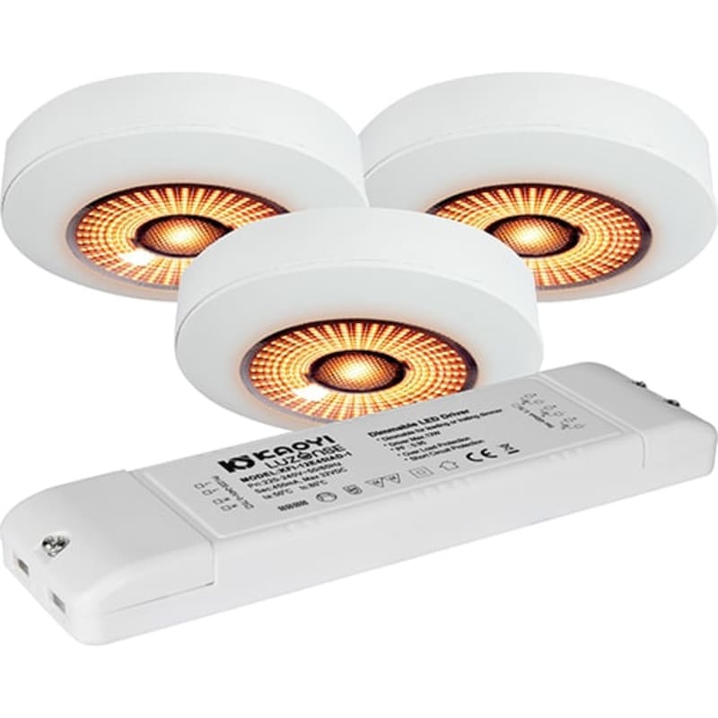 Unocob Slim 3X4W 400LM WarmDim 160MA White (3236572)