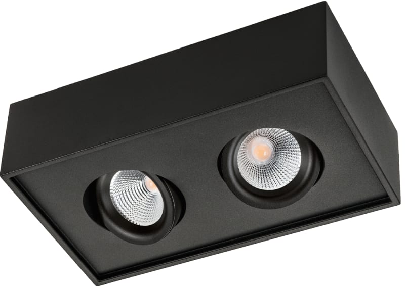 CUBE LUX Black 2X7W/930 (902555)