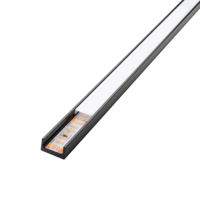 Stripline Profile Surface-Mounted SLIM 1.8M Black
