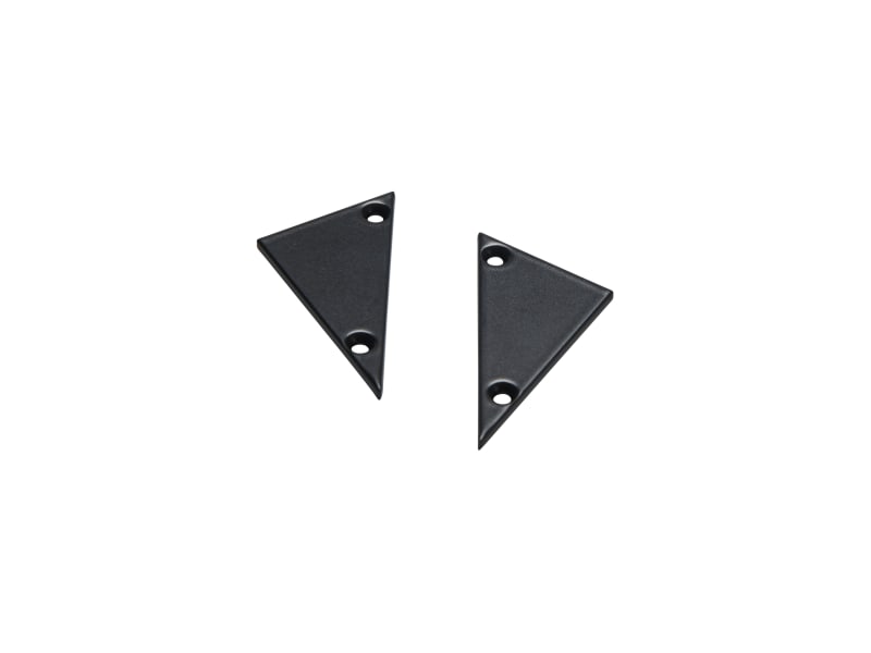 ELKO 7511350 End Piece Wedge Aluminium Black-Lacquered 2 pcs