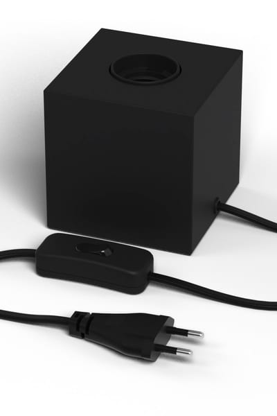 KUBE Black 1,8M with Switch E27