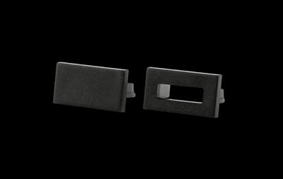Stripline END CAP KIT SLIM Black