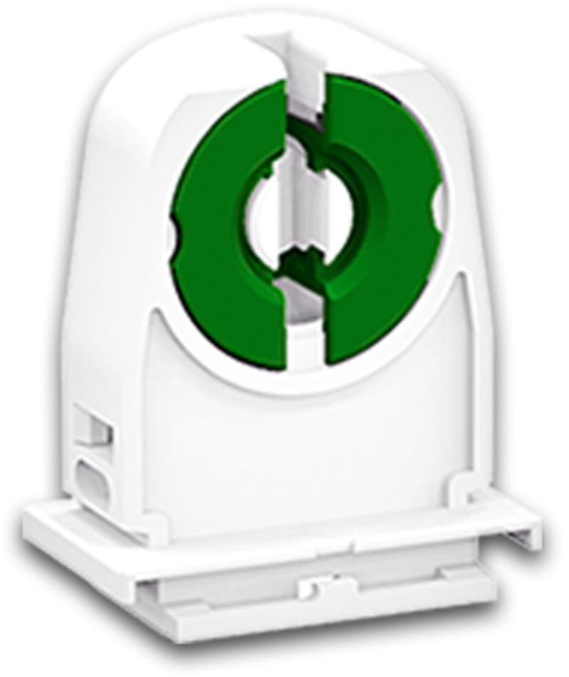 FLUORESCENT TUBE HOLDER T8 250/S Hvit