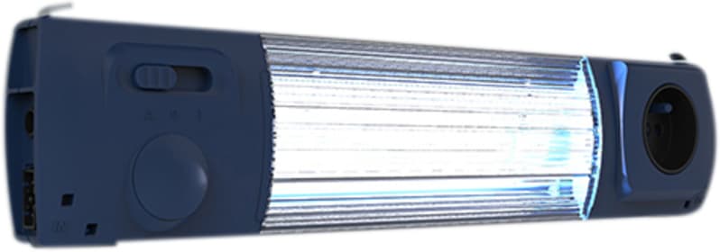 nVent HOFFMAN EL1200DS-CH EL LED encl. Light with Socket J, 1200LM 100-240V, 76X364X48MM, Black, Plastic
