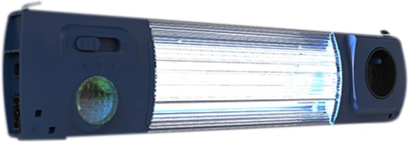 nVent HOFFMAN EL1200MS-BF EL LED Light with Socket, Motion Sensor E, 100-240V, 76X364X48MM, Black, Plastic