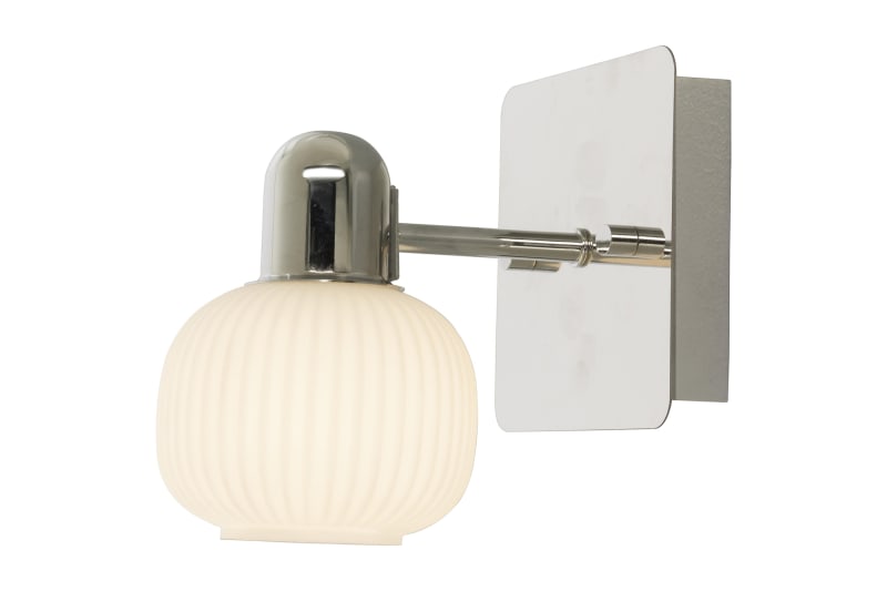 Messina WALL 1-Arm Chrome/White (10905-20)