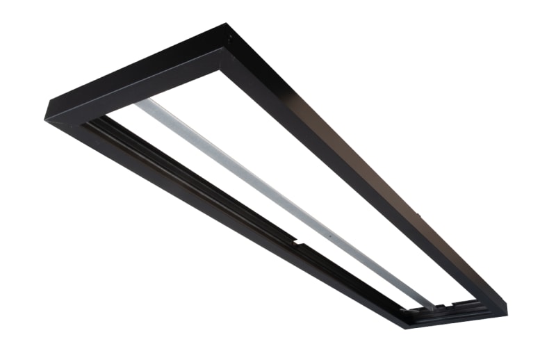 SG Armaturen Sense Surface-Mount Frame Black 300x1200 mm (212259)