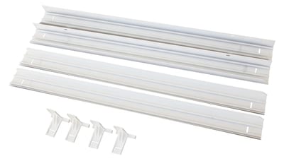 Square BL 300X1200X70MM White frame.