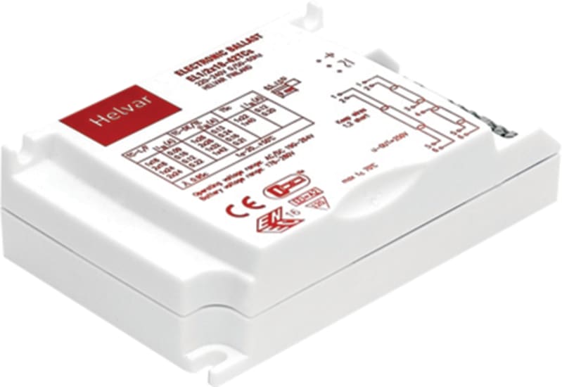 Helvar EL1/2x18TCS electronic multi-ballast for compact fluorescent 1 or 2 x 18 W