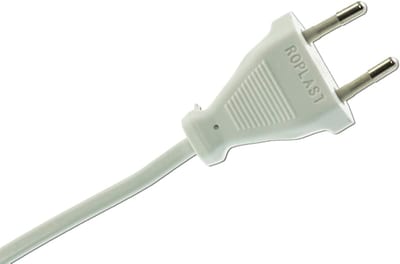 Cable with PLUG 2M 2X0,75M White