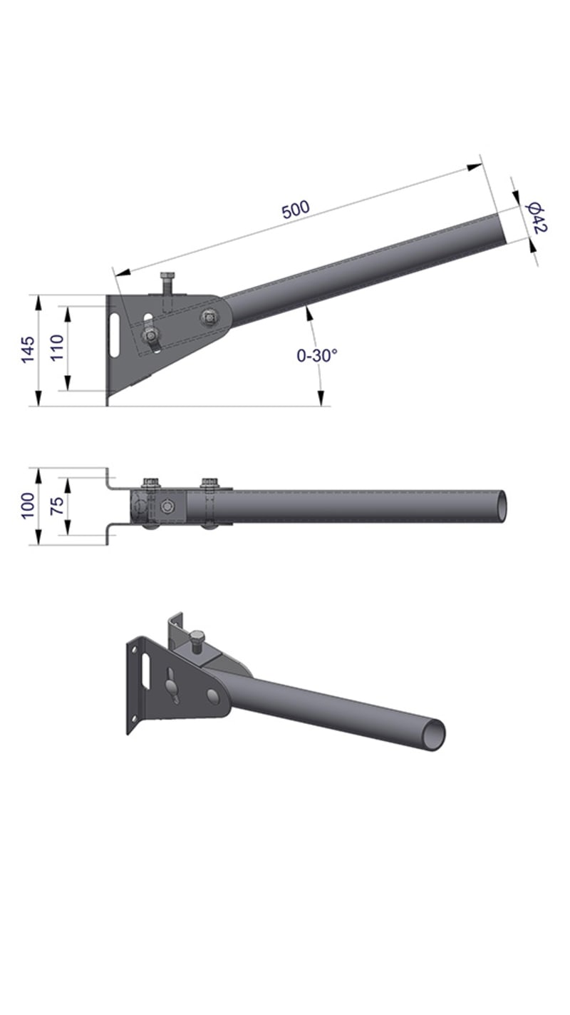 Wallarm RETT Ø42X 500 (3616101C)