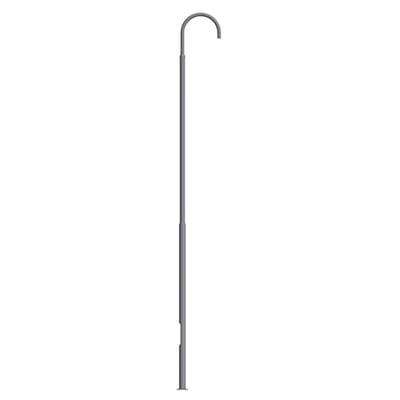 Ørsta Stål 3810240C Curved Lighting Pole 4.0 m, Ø42E-R225 PL160