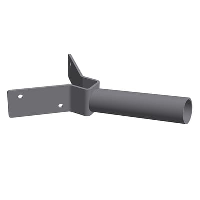 Luminaire Bracket WALL Ø48X120 RAL 7042 GREY