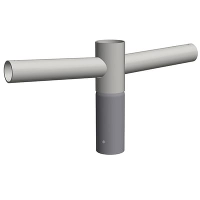 Double Toppstykke FOR TOP Ø76 MM