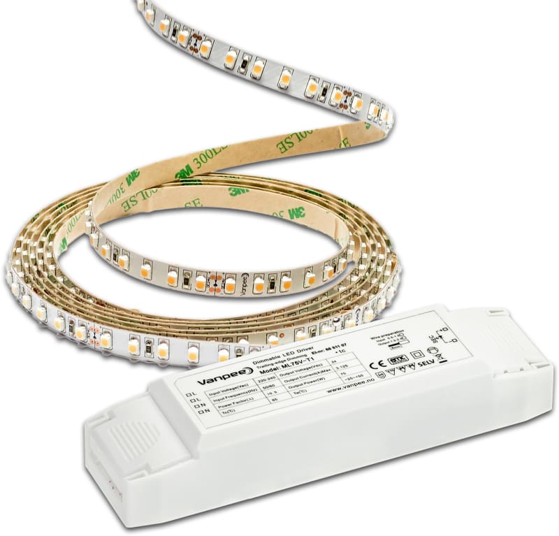 LED KIT 24V 9,6W/927 IP20 5M DIM (led KIT 9,6W)
