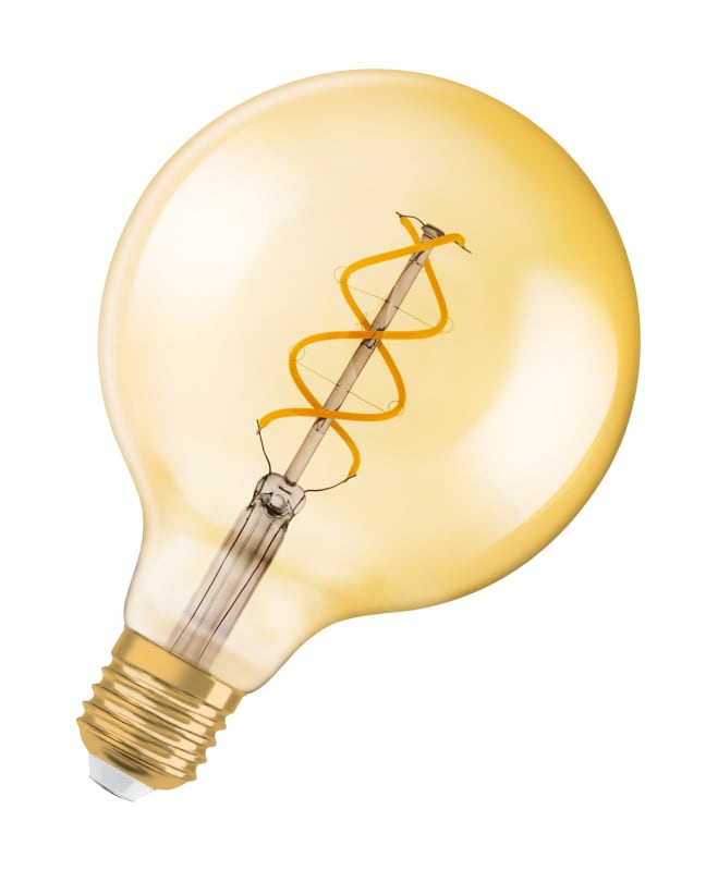 LEDVANCE Vintage 1906 Globe 125 Filament LED 4 W 2000 K E27 Dimmable (4058075270008)