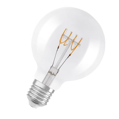 LEDVANCE 1906 Globe 95 Ultra 40 E27 Dimmable LED Filament Lamp