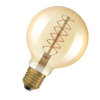 LED GOLD Globe 95 4,8W/822 E27 DIM