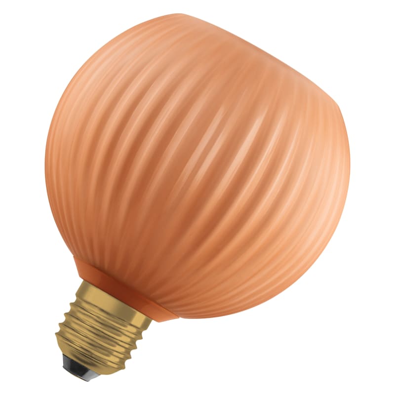 Decor Flatlamp 300LM Globe Orang E27 827 (4099854608872)
