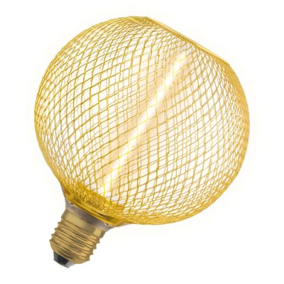 LED Straw Globe 3,5W/818 E27 GOLD DIM