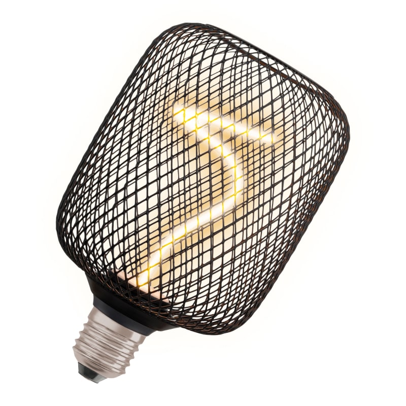 LED Spiral SQ 3,5W/818 E27 Black DIM (4058075840300)