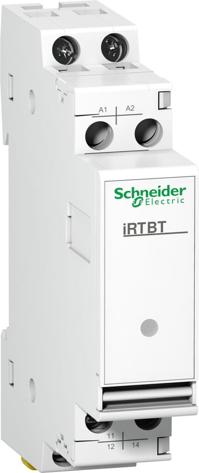 Schneider Electric Extra low voltage relay iRTBT - 10MA/10VDC - 5A/250VAC - 12...24 VAC/DC A9A15416