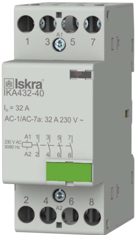 Contactor IKA432-40, 4 polt, 32A, 230VAC (IS5007)