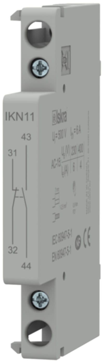 Auxiliary contact 1NO/NC for IKA/D contactor