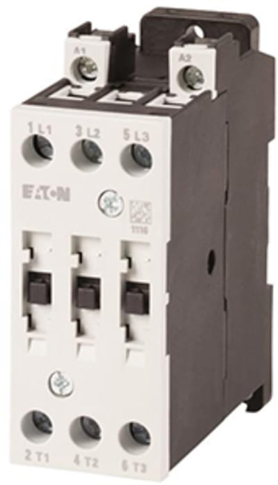 Eaton DILMT25 Contactor 3-pole 11 kW 24 V DC, screw terminals (DILMT25(RDC24))