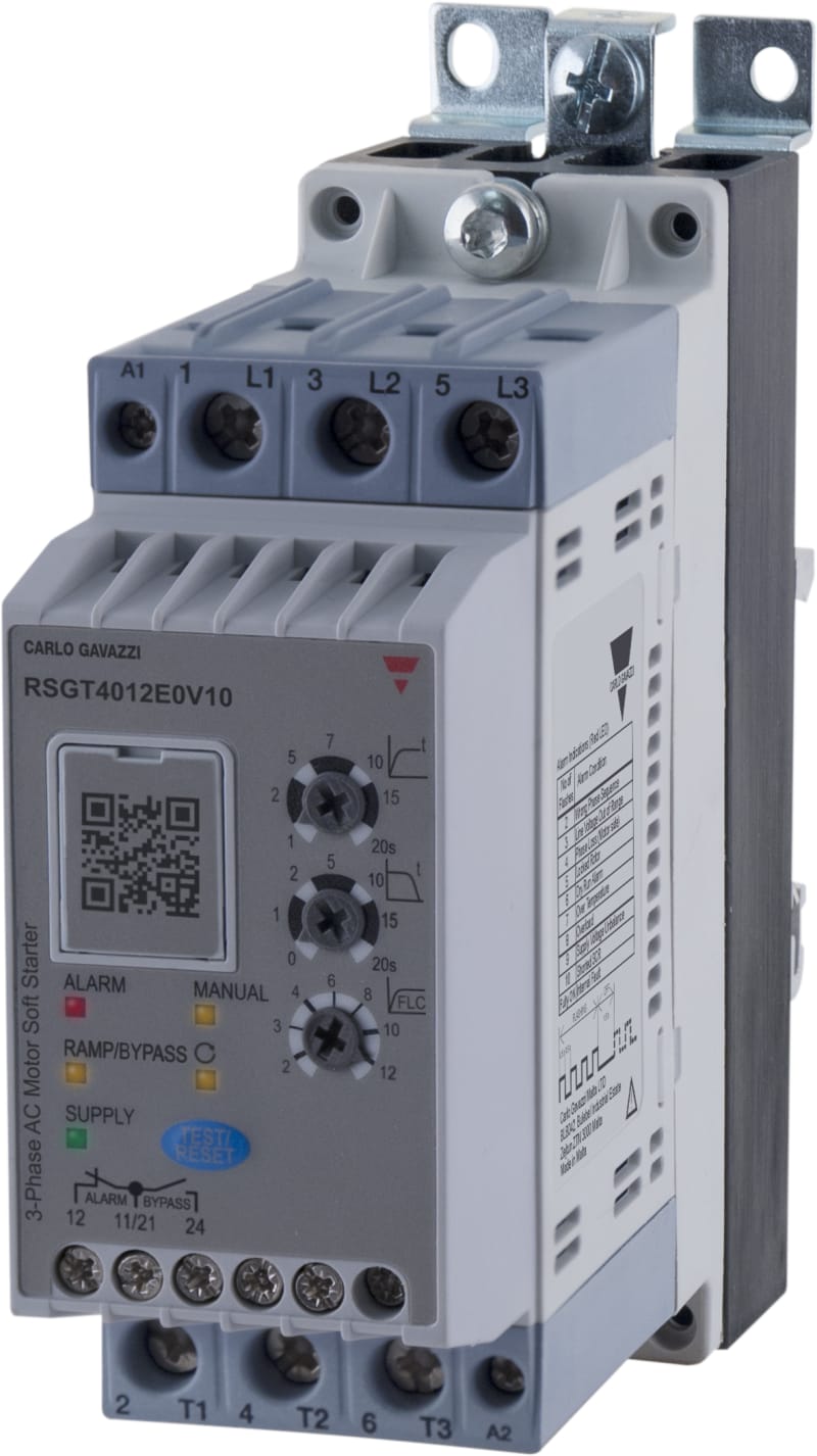 3-Phase Soft Starter 12A 230-400V (RSGT4012E0V10)